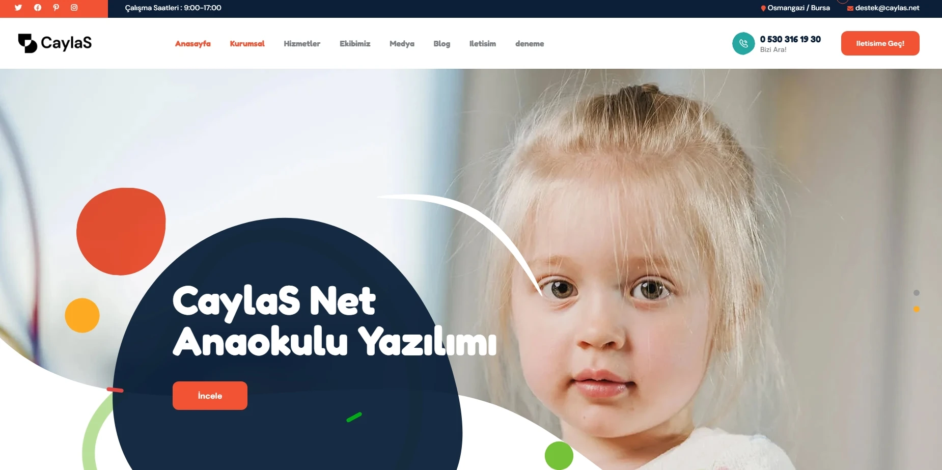 CaylaS Anaokulu Yazılımı